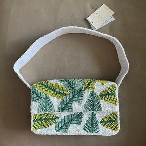 Lulu NYC Beaded Shoulder Bag